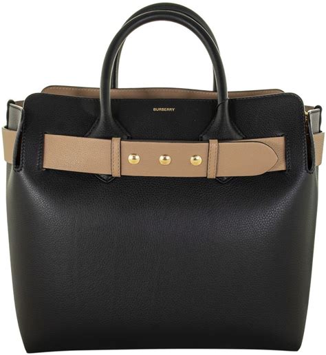 burberry medium leather triple stud belt bag